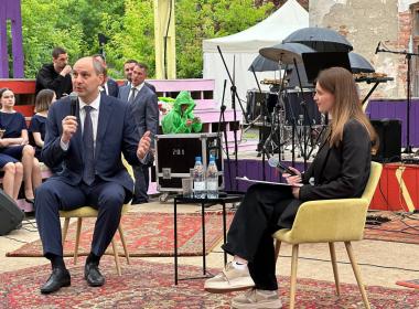 Курсанты Центра «ВОИН» встретились с врио губернатора Свердловской области Денисом Паслером