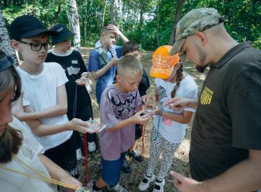 Центра «ВОИН» провел серию мастер-классов для воспитанников лагеря «Олимп»