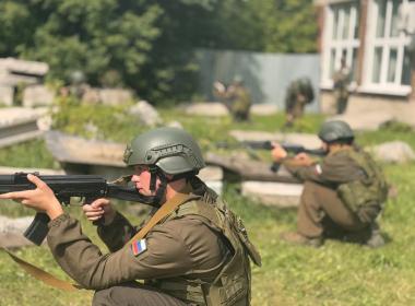 Прошло итоговое испытание курсантов второй смены «Время юных героев» в свердловском филиале.