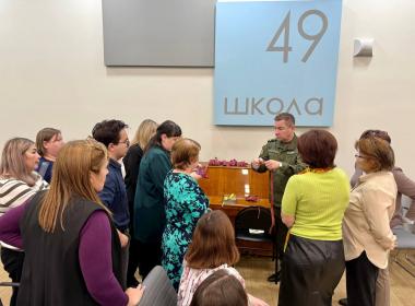 В казанской школе прошел мастер-класс по первой помощи от инструктора Центра «ВОИН» в Татарстане