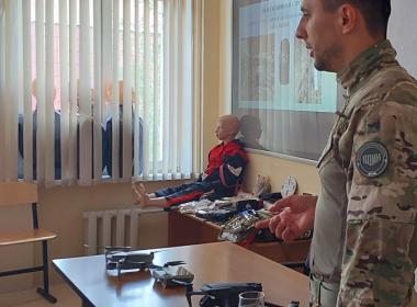 Центр «ВОИН» провел мастер-класс для курсантов Академии МЧС