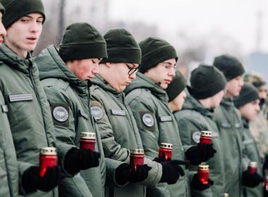 Частицу Вечного огня из ДНР доставили в тюменский филиал Центра «ВОИН»